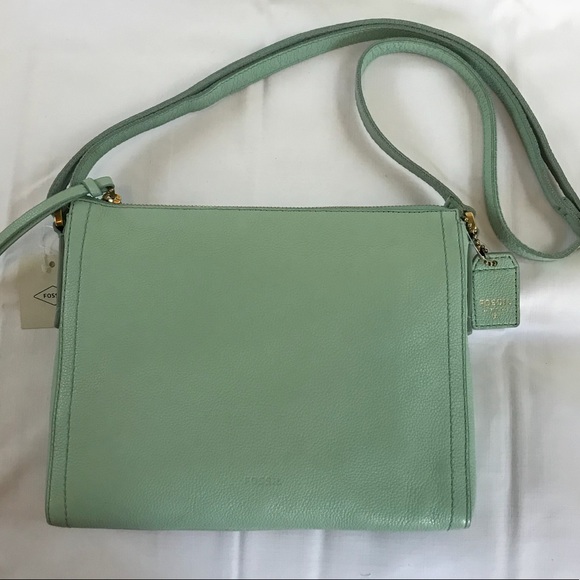 Fossil Handbags - Fossil Emma Crossbody in Misty Jade Green